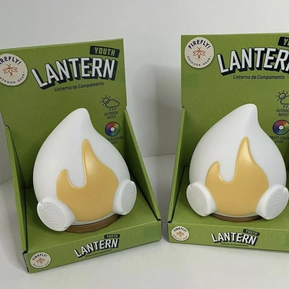 NEW 2 PACK Firefly! Youth Campfire Kids' Lantern with  LED Lights